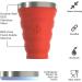 HYDAWAY Collapsible Pint | Portable Packable Drink Cup - 16oz Capacity Fern Green - Buy Online on GoSupps.com