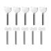Luejnbogty 10 Pieces Metal Toothpaste Squeezer Tube Squeezer Press Key Tube Squeezer for Family Washroom Bathroom Toothpaste Etc