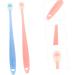 Minkissy 4-Piece Children's Toothbrush Set | Manual Training Brushes with Bristle Grip for Optimal Oral Care - Ship Worldwide - Buy Online on GoSupps.com