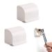 Generic QWL8 2 pieces wet razor Saugnapf holder Self -adhesive shaver holder wall No drilling required waterproof plastic cover for razors for home kitchen bathroom office plastic