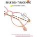Blue Light Blocking Cat-Eye Reading Glasses +2.00 - Oversized Anti Eye Strain Computer Eyewear - Buy Online on GoSupps.com