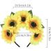 Kalsfisuia Sunflower Hair Accessory Polyester Beach Hair Decoration Simulation Flower Hair Hoop for Women and Girl - Buy Online on GoSupps.com