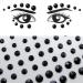 3 Sheets Black Crystal Diamonds Rhinestone Stickers Self Adhesive Gems for Face, Body, and Nail Art - Festival Accessory and DIY Decorations - Buy Online on GoSupps.com