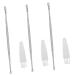 Healvian 3pcs Spiral Ear Spoon Limpiador De Oidos Ear Cleaning Tool Household Tools Spring Ear Pick Ear Wax Kit Earwax Removers Household Ear Pick Outdoor Earwax Tool Reusable Ear Pick Set Silverx3pcs 13X0.5CMx3pcs