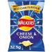 Walkers Cheese and Onion Crisps Chips 32.5g x 32 Pieces - Buy Online on GoSupps.com