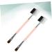 FRCOLOR 1 Eyebrow Spoolie Women Makeup Brush Professional Cosmetics Brush Cosmetics Brush Tool Eye Cosmetics Professional Makeup Double Ended Brow Brush Face Makeup Metal Teeth Major Miss - Buy Online on GoSupps.com