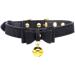 Master Series Golden Kitty Cat Bell Collar - Black & Gold | Premium International Shipping - Buy Online on GoSupps.com
