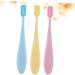Homsfou Infant & Children's Soft Manual Toothbrush Set - Brightening Travel Brushes in Earth Colors - Buy Online on GoSupps.com