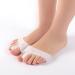ALINZO Gel Toe Separator - Silicone Bunion Corrector for Women | Toe Straightener & Foot Stretcher | Big Toe Spacers & Spreaders | Bunion Corrector for Yoga (White) - Buy Online on GoSupps.com