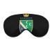 Sandzak Flag Crown Sleep Mask Eye Cover for Sleeping Blindfold with Adjustable Strap Blocks Light Night Travel Nap for Men Women