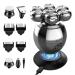 Head Shavers for Bald Men 5-in-1 Electric Head Shaver for Bald Men Electric Cordless Waterproof LCD Men's Grooming Kit with Clippers Nose Trimmer Brush Set