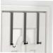 Uonlytech Clothes Hanger 4 pcs Door Hook Towel Racks for Bathroom Door Wall Mounted Hangers Door Hanger Hook Single Key Chain Hair Towel - Buy Online on GoSupps.com