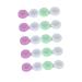 Solustrie 10 ST contact lens container with holder for lens container case holder case contact lens agent container bulk material mirror film lens holder refreshing duplex box