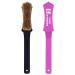 TWO STONES Bouldering Brush with Thick Ultra Durable Boar's Hair Bristles,Perfect Rock Climbing Brushes for Rock Climbing Holds on Climbing Wall as Climbing Chalk Brush Indoor or Outdoor Black&puple