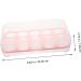 RORPOIR 2pcs 10 Eggs Storage Container Egg Carton Egg Keeper Egg Case Refrigerator Red Storage Box re-usable Red 24.5*10.5*7cm - Buy Online on GoSupps.com
