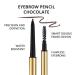 Eyebrow Definer Pencil - Fill, Define, and Volumize Brows | Long Lasting & Waterproof | Precision Double Ended Design | Mela Beauty Studio (Chocolate) - Buy Online on GoSupps.com