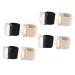 FRCOLOR Hammer Toe Separator Toe Spacers 4 Pairs Separator Straightener Hallux Bunion Big Protector Yoga Bunion Pads Big Brace Mens Gel Miss at Night Sebs Stretcher Toe Separator Assorted Color 2.5x1.9cm