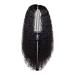 Gmuret 24 Inch Curly Lace Front Wig for Women - Real Black Hair Swiss Lace Natural Look - Buy Online on GoSupps.com