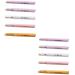 Ipetboom 10 Pcs Retractable Lip Brush Lip Gloss Makeup Brush Lip Tint Lipstick Applicator Brush Portable Mini Lipstick Brush Scrubber Lipstick Brush Applicator Lip Scrub Brush Set 11.5x0.8cmx2pcs Assorted Colorx2pcs