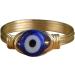 Devil's Eye - Copper - Copper Silver Gold Wire Wrapped s for Women Lucky Blue Glass Bead Wedding Goth Trendy Jewelry Fovolat Gold 7 - Buy Online on GoSupps.com