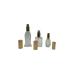 Spray Bottle Variety Pack - Durable Glass Reusable Includes 1/2 oz Diamond Shape - 0.6 oz Fancy - 1 oz Flat Spray Glass Bottles Great for Travel & Personal Uses All in One Convenient 3-Bottle Set
