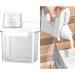 Liquid Powder Detergent Dispenser Laundry Powder Moisture Proof Storage Tank Transparent Liftable Cleaning Supplies Subpackage PET Laundry Liquid Sealed Tank with Measuring Cup (1100ML)