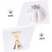 FOMIYES Nail art practice holder nail tips stand holders nail art practice stand Nail Holders Acrylic Base nail tip Display Stand fake Nail Display acrylic nail white Pearlescent makeup 5.4x3.5cm White - Buy Online on GoSupps.com