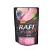 Rafi Wet dog food in a 300 g bag with turkey | Wet food for adults | Complete proteins with high digestibility | Food for a shiny coat | Without added