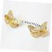 FRCOLOR Hairpin Metal Hair Clip metal hair claw clips head clip decorative hair clips Hairpins hair clips metallic hair clamps Golden hair clip Bobby Pin hollow Headdress - Buy Online on GoSupps.com