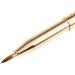 (1 pc) Double Ended 2 in 1 Retractable Lip and Eye Brush Lip Makeup Brush Applicators Liner with Cap for Lip Palette Lipstick - Gold - Buy Online on GoSupps.com
