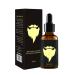 Organic beard oil natural beard care gives softness and strength (packaging can be different) 30 ml of lid margins unit size A