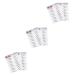 DOITOOL 6 Pcs 3d Eyebrow Stickers 3d Imitation Eyebrow Natural Artificial Eyebrow Women's Cosmetic Template ze001x3pcs Blackx3pcs