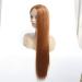 Shop Women's Long Brown Straight Lace Front Wig - Chemical Fiber Hair for Natural Look - Buy Online on GoSupps.com