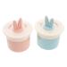 DECORNIJIA 2 Pieces Facial Cleanser for Rabbit Ears Shampoo Foamer Bubbles Face Wash Foamer Maker Shampoo Frother Facial Wash Foam Maker Foam Maker for Face Wash Plastic