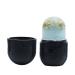 Ice Roller Reusable Silicone Ice Cube Mold Roller Gua Sha Massager Stones Beauty Care for Soothing Puffy Eyes and Tightening Skin Face Treatment Tool Product for Eyes Neck (Black) #012