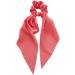 scicent Satin Scrunchies 5 Pieces Solid Silk Long Hair Ribbons Knotted Hair Bows Long Tails Scarf Hair Ties Elastics Rubber Ponytail Holders Accessories for Women Girls - 24012 - Buy Online on GoSupps.com