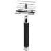 M HLE Traditional Safety Razor - Black Precious Resin & Chrome | Closed Comb Shaving Razor for a Luxurious Grooming Experience - Buy Online on GoSupps.com