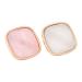 Anneome Anneome 2 Piece Marble Nail Art Ring Palettes Unique Shell Color Palettes Portable Ring Mixing Palettes for Party Use