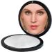 KEQKEV Compact Travel Mirror - Portable Black Round Handheld Makeup Mirror | Stylish & Functional eCommerce Shipping Worldwide - Buy Online on GoSupps.com