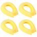 2 Pairs Silicone Hair Dye Ear Covers - Waterproof Earmuffs for Salon, Bathing, Shower & Spa - Random Color Yellow - Buy Online on GoSupps.com