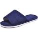 Jomix Unisex Washable Terry Slippers - 2 Pair Set for Guests | Travel Hotel Bathing Shoes in Blue EU Size 42/43 - Buy Online on GoSupps.com
