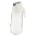 Ciieeo Glass Oiler Ketchup Dispenser Condiment Container Salad Dressing Dispenser Oil Dispenser Bottle for Kitchen Vinegar Glass Bottle Sauce Cruet Bottle Pp Accessories Automatic White 11X8.5X20.5CM White