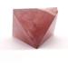 Natural Crystal Rough 40mm Natural Strawberry Crystals Quartz Stone Pyramid 1pc PEIQIYIN - Buy Online on GoSupps.com