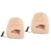Solustre 2st electric footrest pillow heating shoes Winter foot warmers Plush-foot warmer Electric foot warmer Handwarm Foot Warmer Foot Warmer Heating Housls Office Drop Shipping Short Plush
