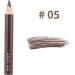 PLAFOPE 6 Pcs Double Head Eyebrow Pencil Eyebrow Pencil Black Waterproof Eyebrow Pen Uk Brows Brown Wooden - Buy Online on GoSupps.com