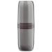 Toothbrush Holder Travel Portable Case Can Be Disassembled into 4 Cups Detachable Toothbrush Case for Business Trip Camping Travel Essentials 3x8.7 Inch