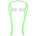 Neck Massager & Scooter Ball - Self-Massage Tool for Shoulder & Back Pain Relief (Green) | International Shipping - Buy Online on GoSupps.com