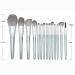 14 Wooden Handle Makeup Brush Set - Powder Shadow Eyebrow Brushes - Eco-Friendly Makeup Tools for Flawless Application - Buy Online on GoSupps.com