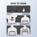 Magene H603 Chest Strap Heart Rate Monitor - ANT+/Bluetooth, Adjustable Strap - iPhone & Android Compatible - Buy Online on GoSupps.com