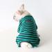 BT BEAR Classic Striped Dog Pajamas - Soft Cotton Overall for Bulldogs & Small Dogs (XL Green) | Comfortable Dog Clothing - Buy Online on GoSupps.com